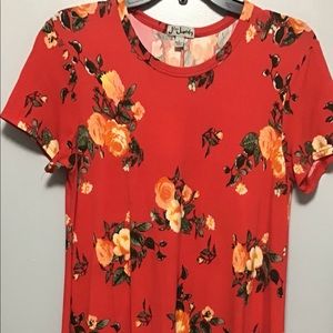 J for Justify dress size Large.